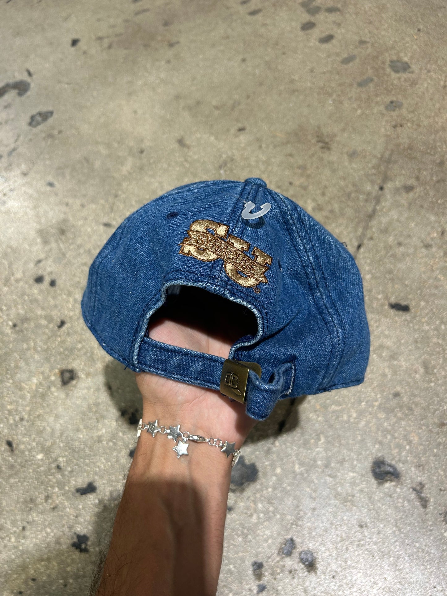 Syracuse University Orange Hat - Denim/Brown