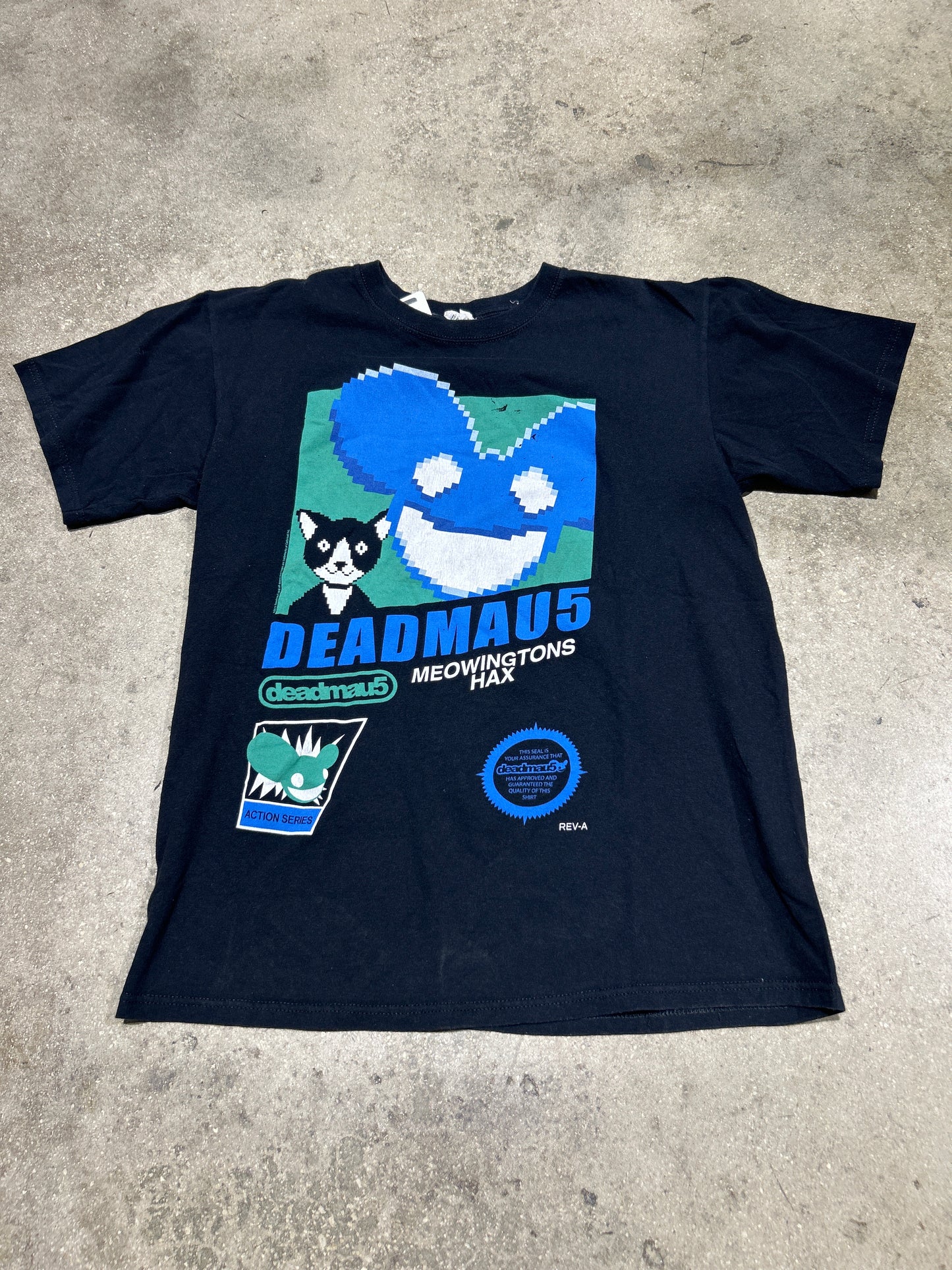 Deadmau5 Cat Tee - Black Size M