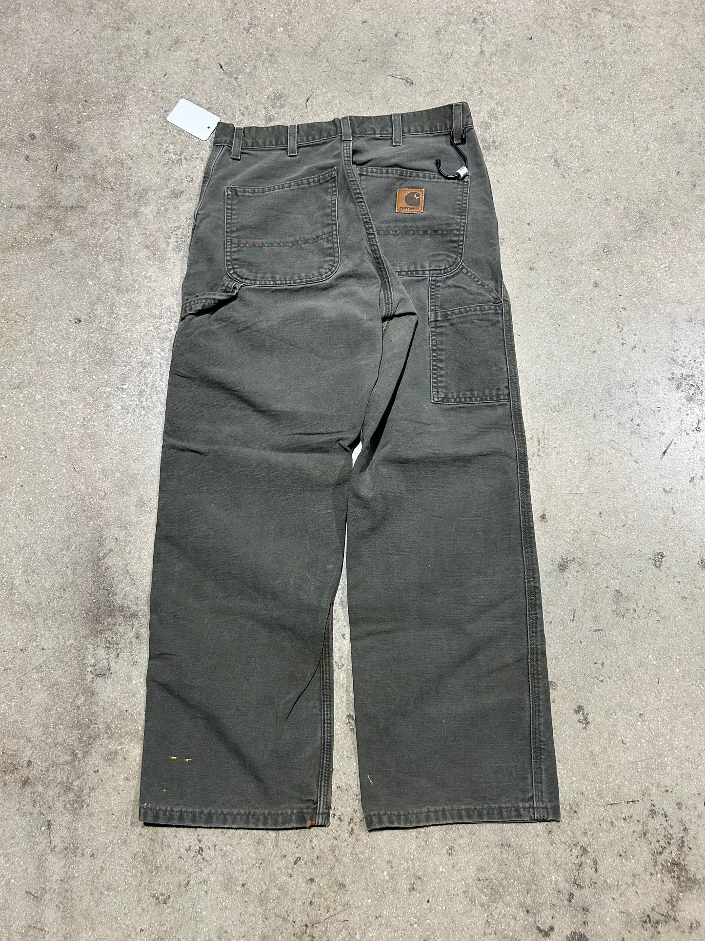 Carhartt Olive Carpenter Pants - Olive Size 32x30