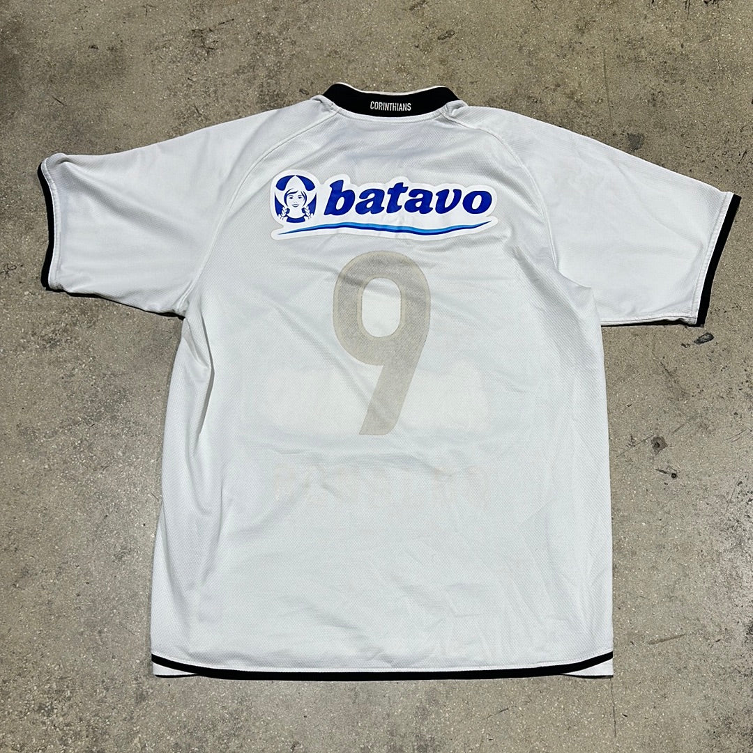 Sports Club Corithians Paulista #9 Jersey - White Size Large