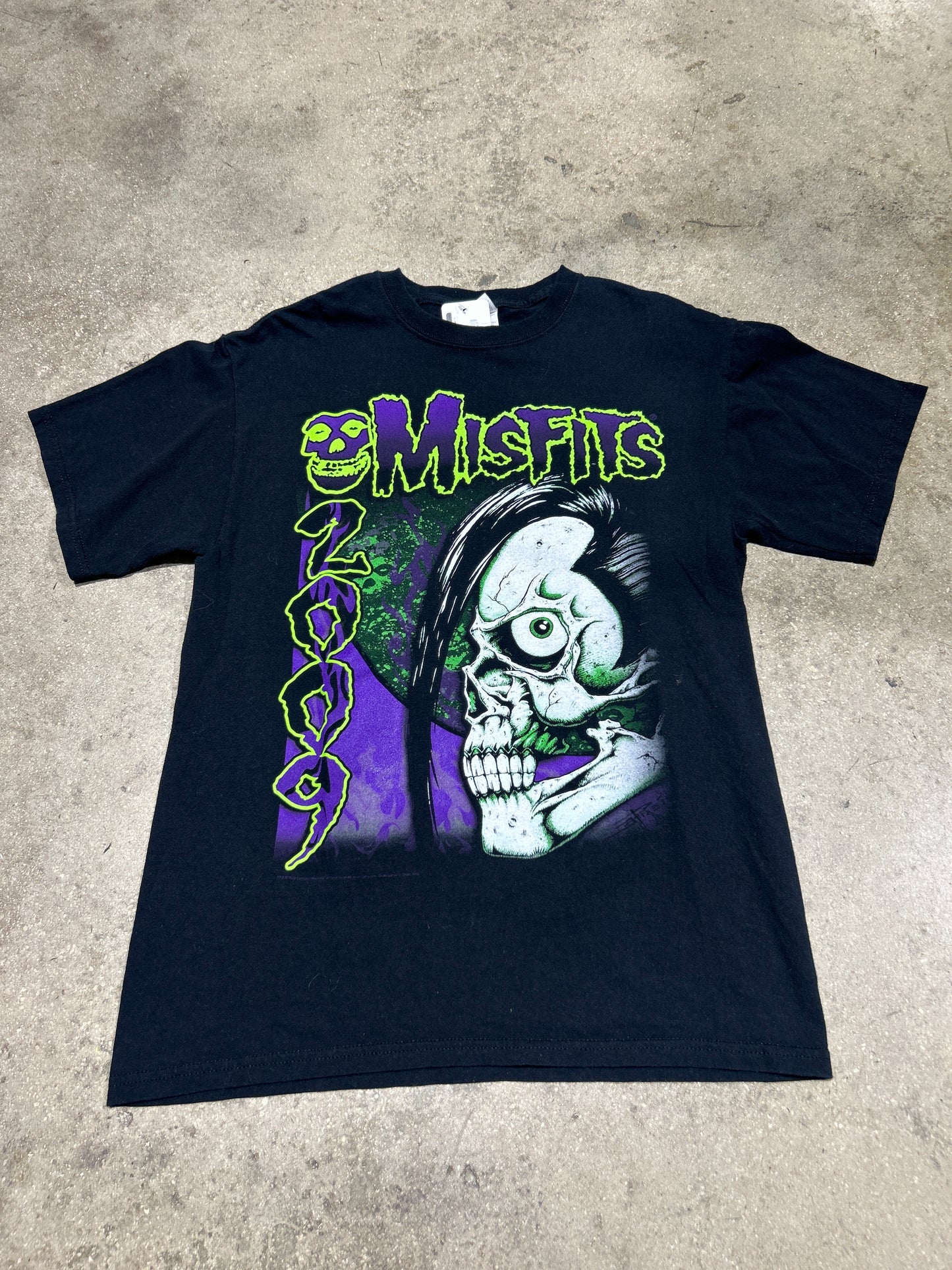 2009 Misfits Tour Tee - Black Size M
