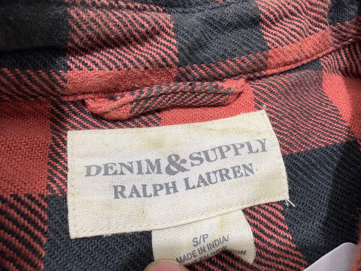 Polo Ralph Lauren Button Up Flannel - Red Plaid Fits Like Small (CON)