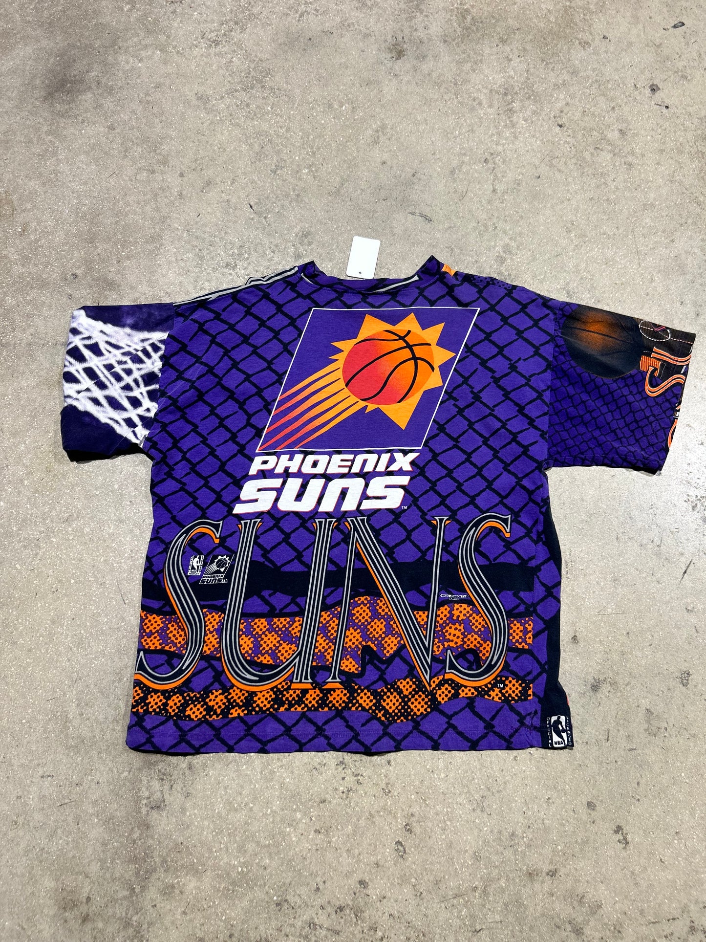 Phoenix Suns AOP Tee - Purple Multi Size XL