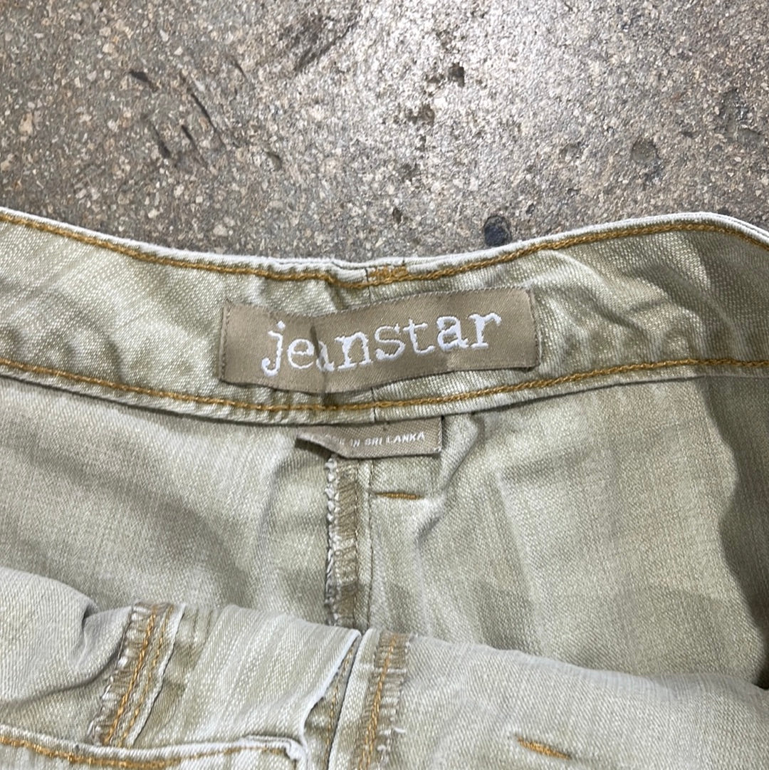 Women's Jeanstar Denim Skirt - Light Olive Size 8