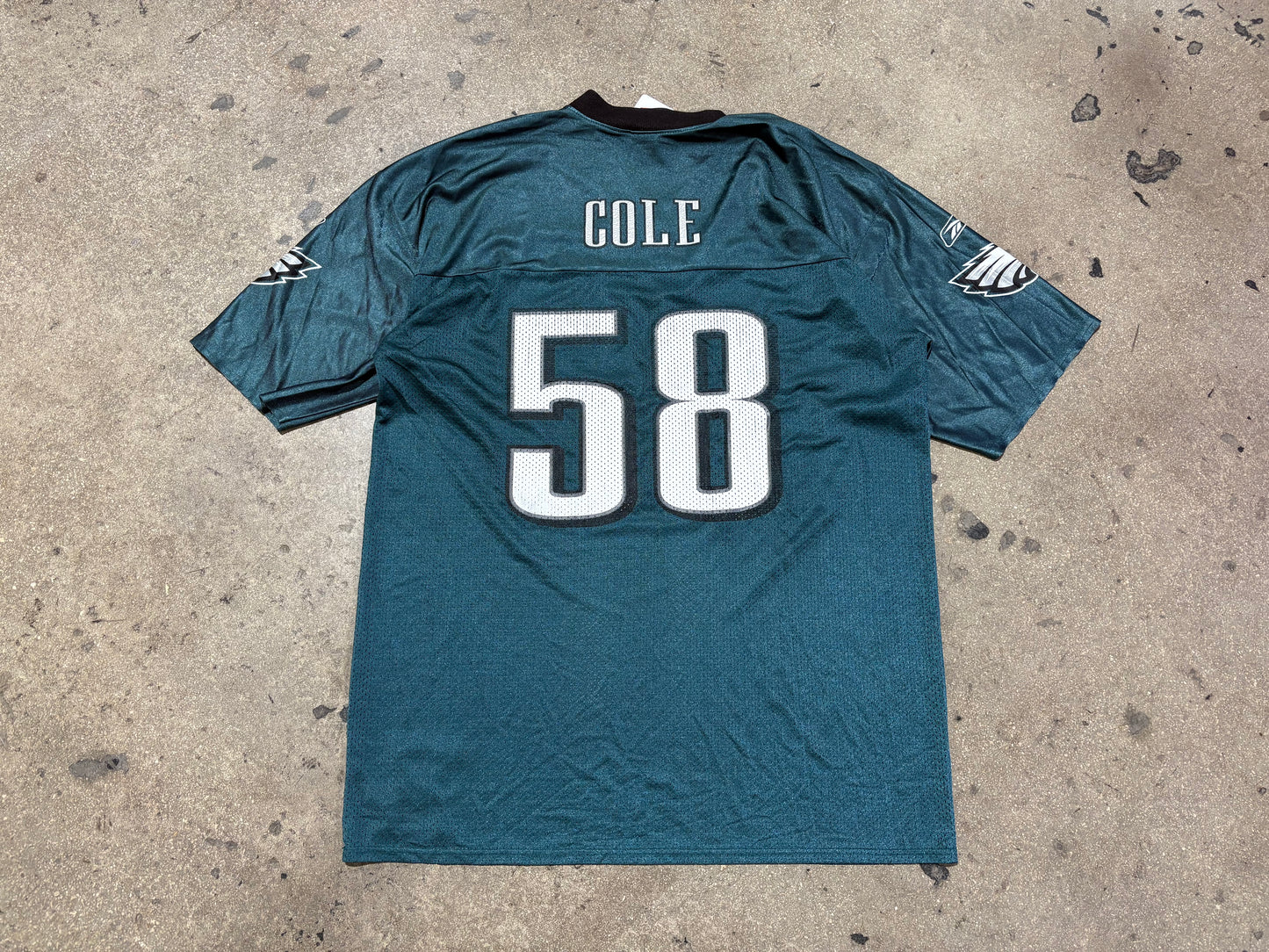 Philadelphia Eagles #58 Cole Football Jersey - Green Size XL