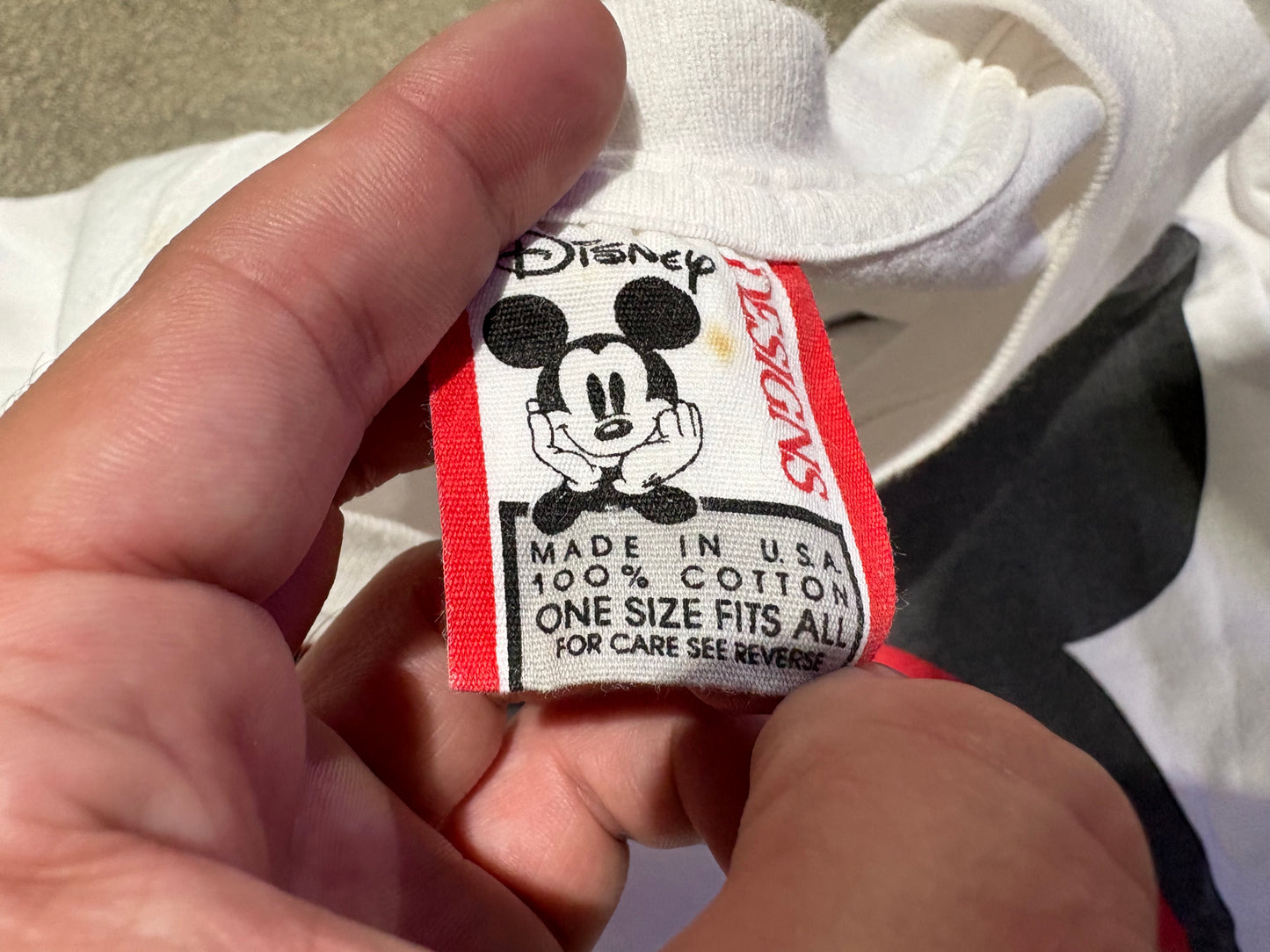 Minnie Mouse Big Face Tee - White Size 2XL