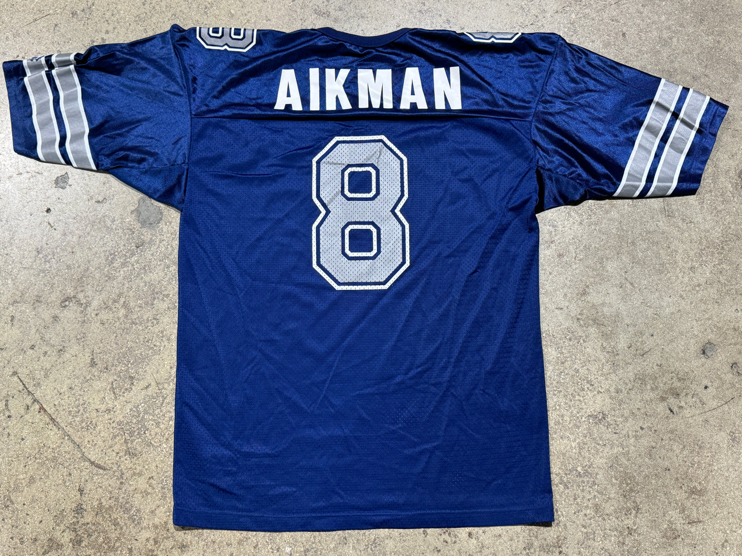 Champion Dallas Cowboys Aikman #8 Jersey - Navy Size 48/XL