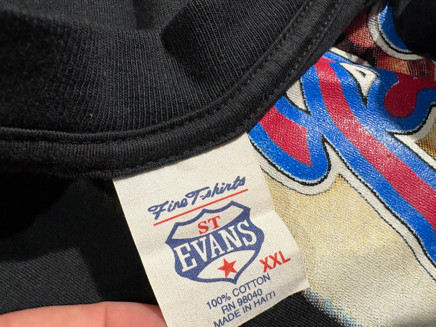 Atlanta Braves Rap Tee - Black Size XXL