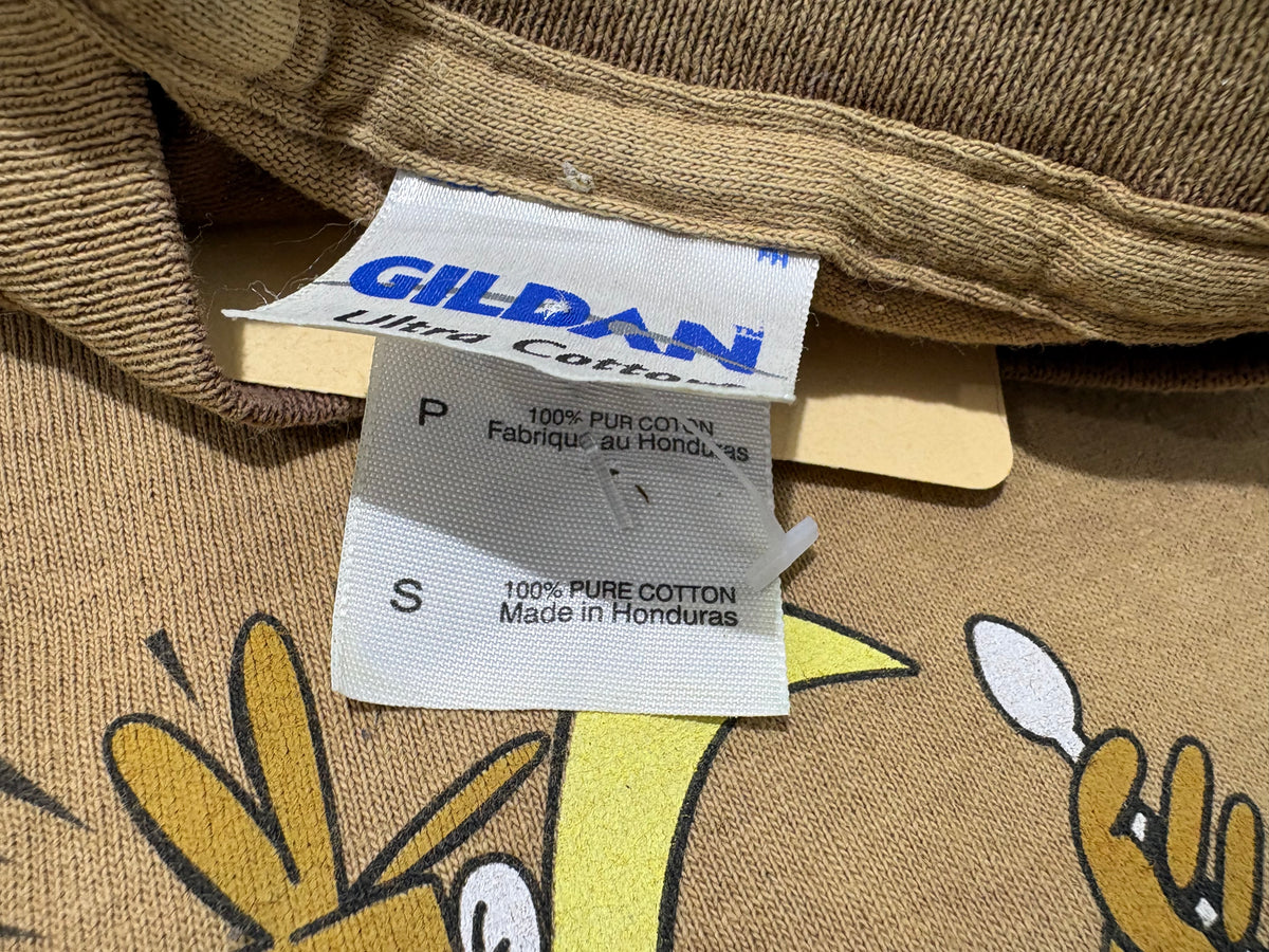 2006 Faded Cocoa Puffs Bird Tee - Brown Size Small