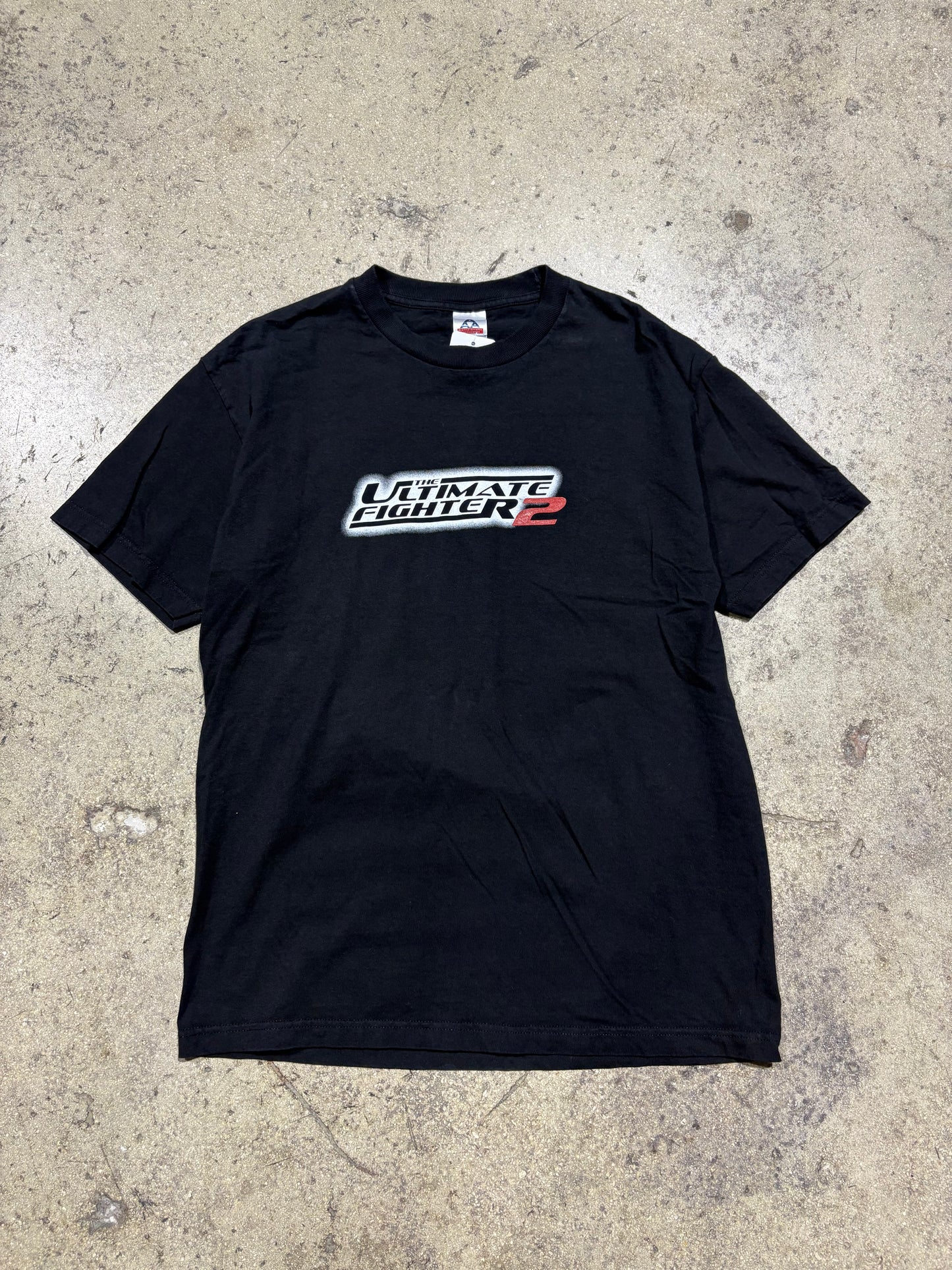 2005 Spike TV UFC Ultimate Fighter 2 Tee - Black Size Large (21.5x29.5)