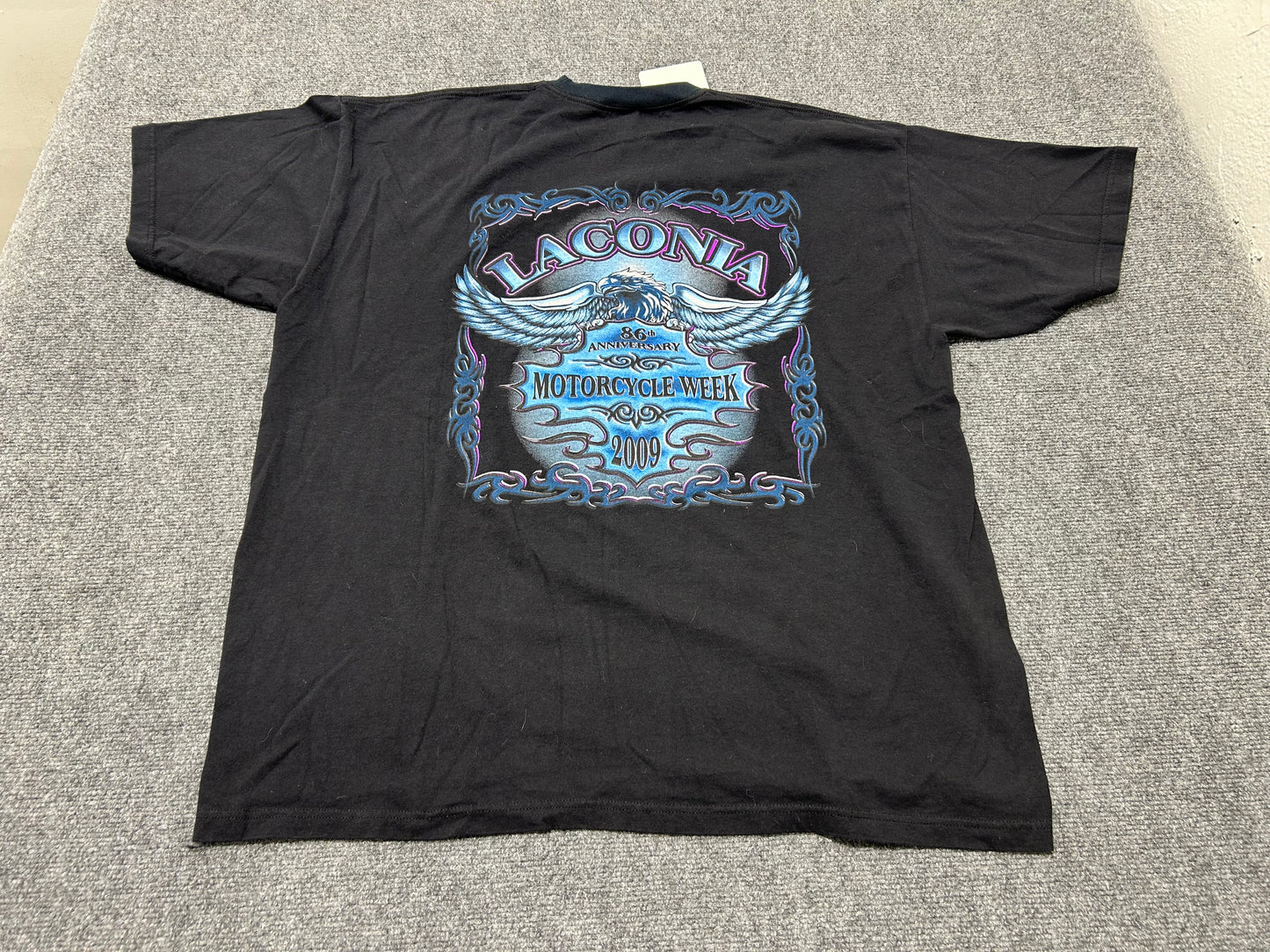 2009 Laconia Bike Week Tee - Black Size XXXL