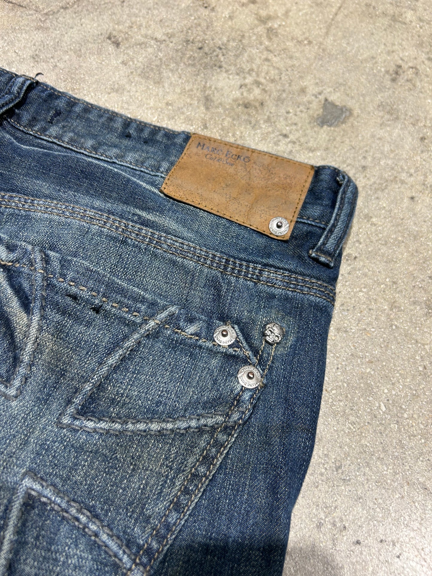 Marc Ecko Cross & Cross Jeans - Dark Blue Size 36x32