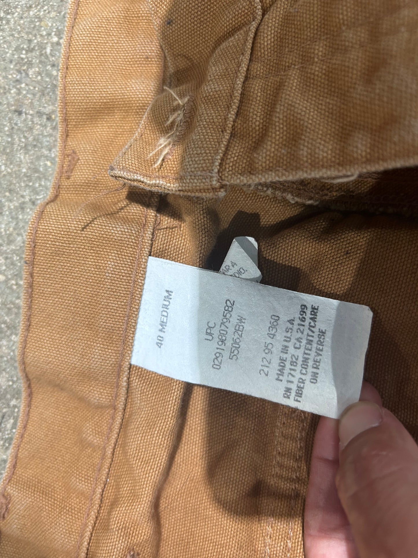 Carhartt Brush Pants - Khaki/Brown Size 40