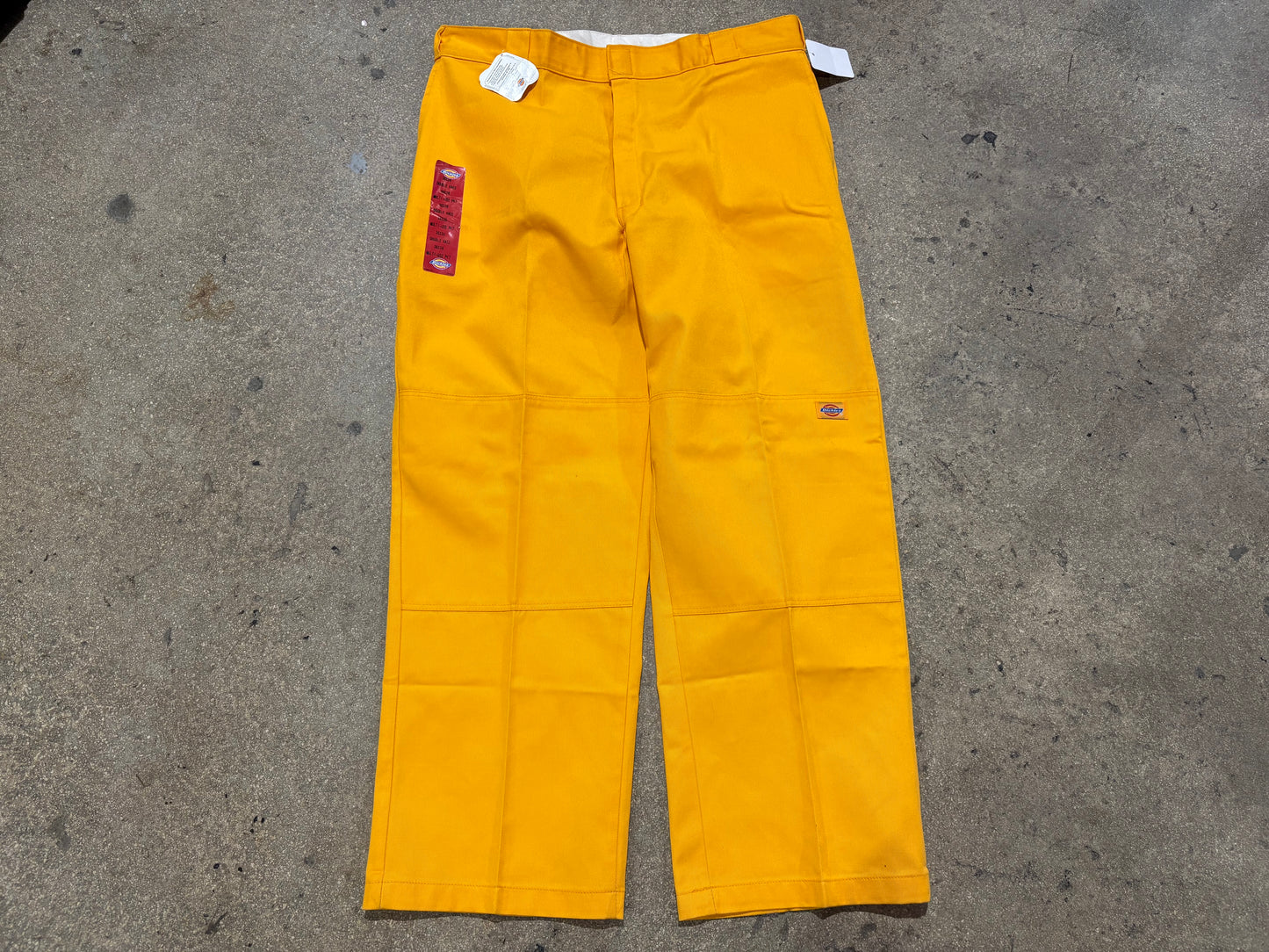 Dickies 3M Double Knee Pants - Yellow Size 38x30