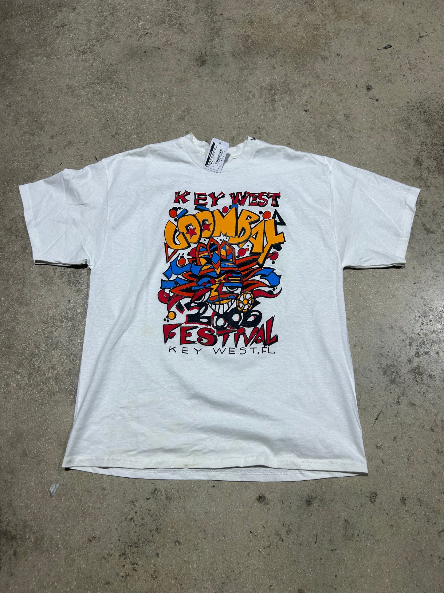Key West GoomBay Festival Tee - White Size XL