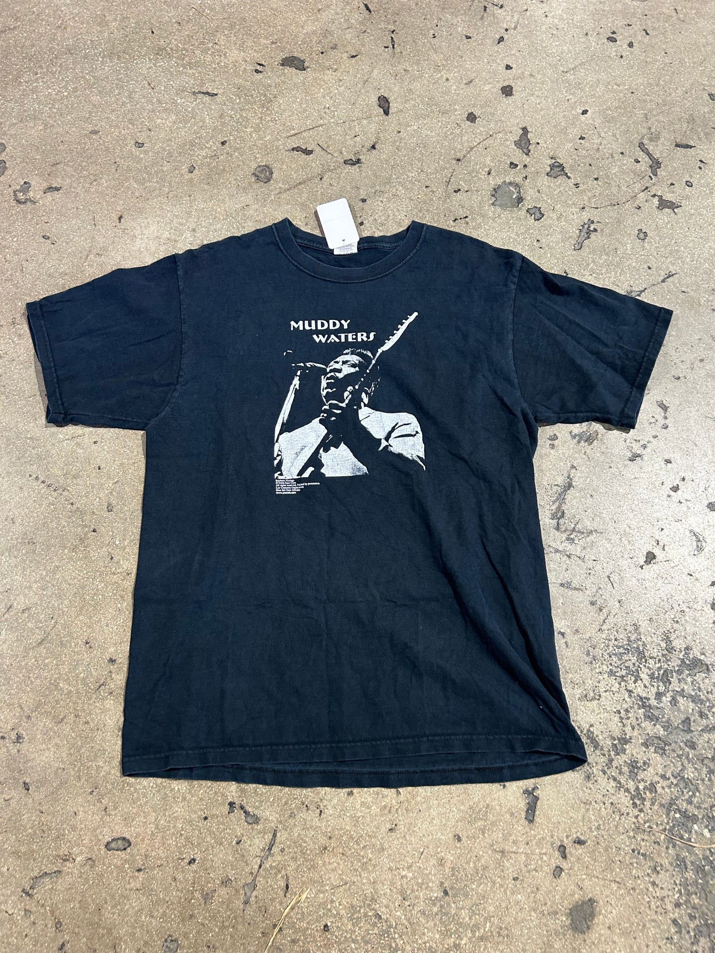 Muddy Waters Tee - Black Size Large