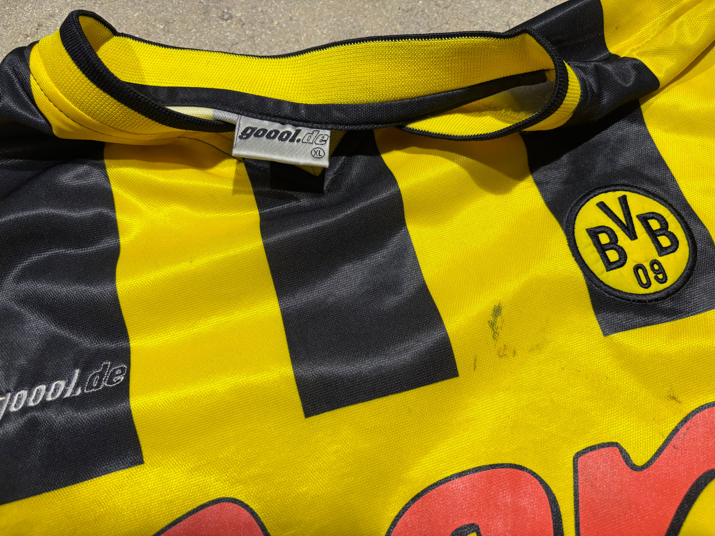 Boruissa Dortmund #33 Stocker Soccer Jersey - Yellow Size XL
