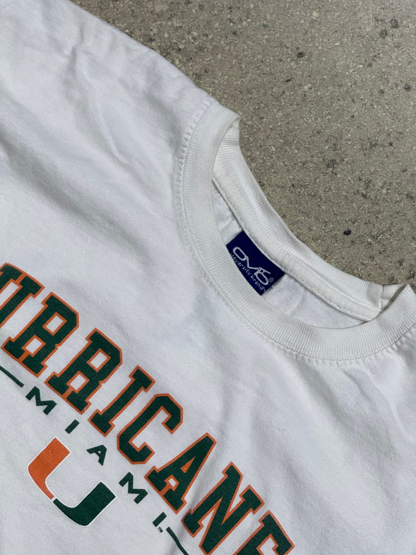 Hurricanes Miami L/S Tee - White Size XL