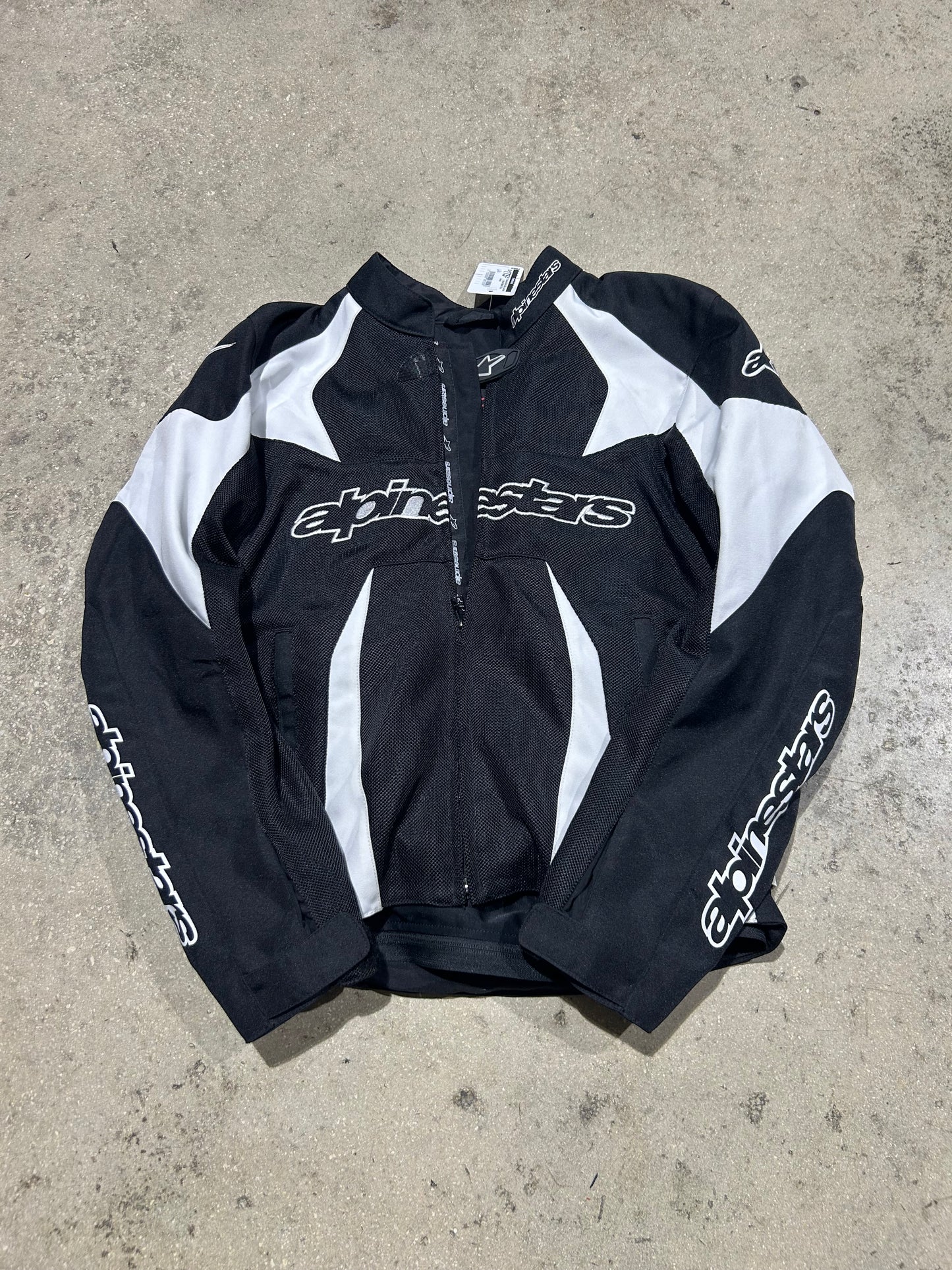 AlpineStars Bike Jacket - Black/White Size Small