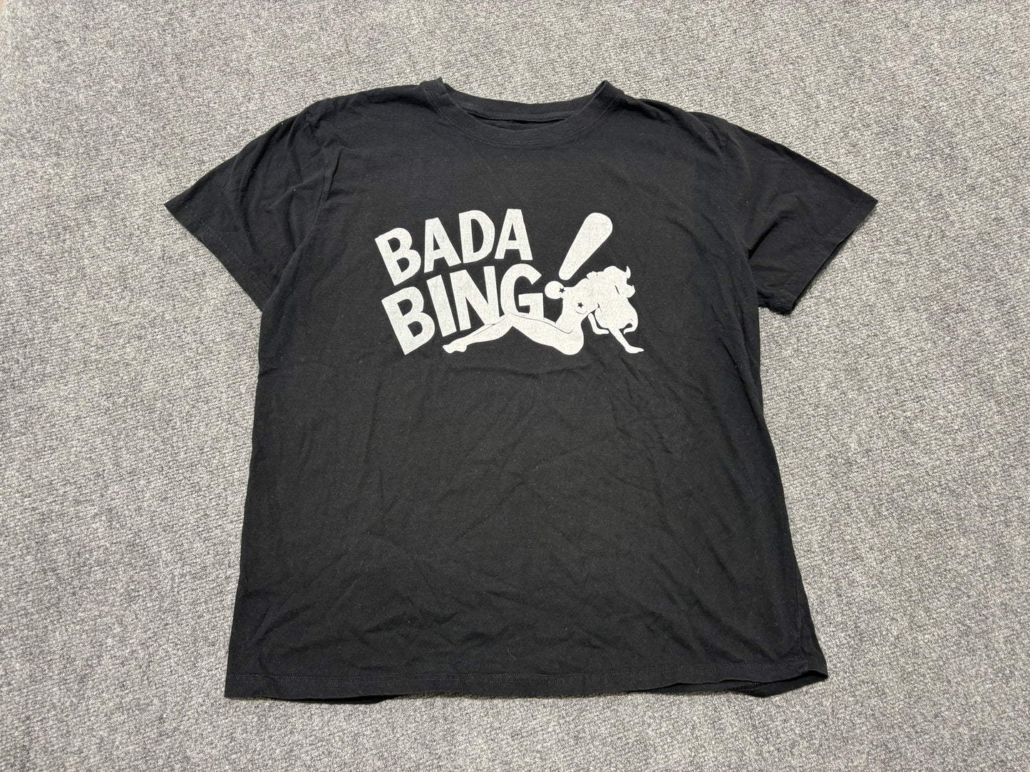 Sopranos Bada Bing Tee - Black Size Large