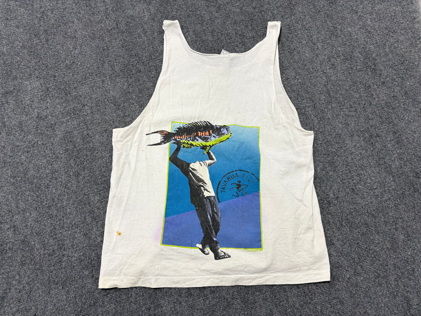 Ocean Pacific Tank Top - White Size Large