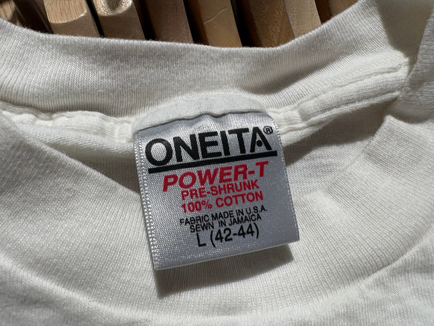 1989 Pocket Bud Tee - White Size Large