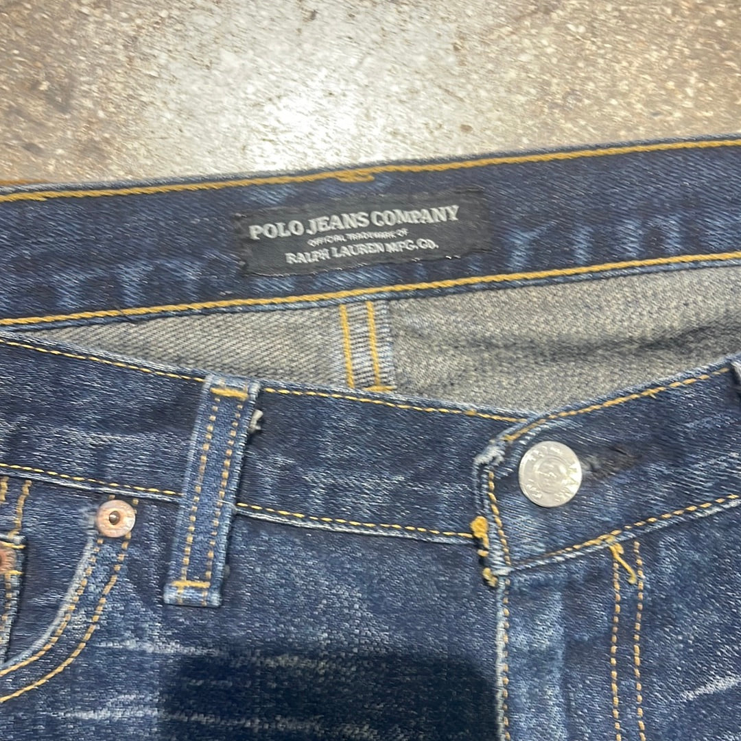 Polo Ralph Lauren Western Style Denim - Dark Wash Size 33x32