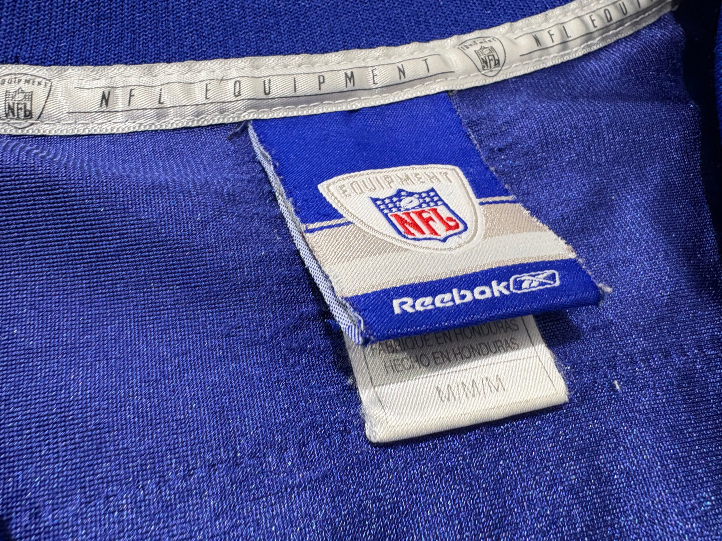 Reebok New York Giants #80 Shockey Jersey - Blue Size Medium
