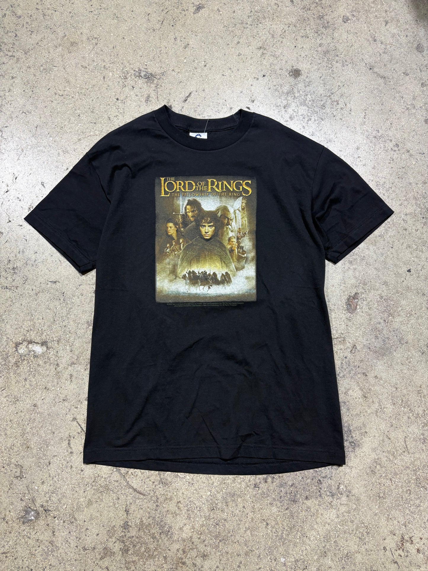 2002 The Lord Of The Rings Hollywood Video Tee - Black Large (20.5 x 28)