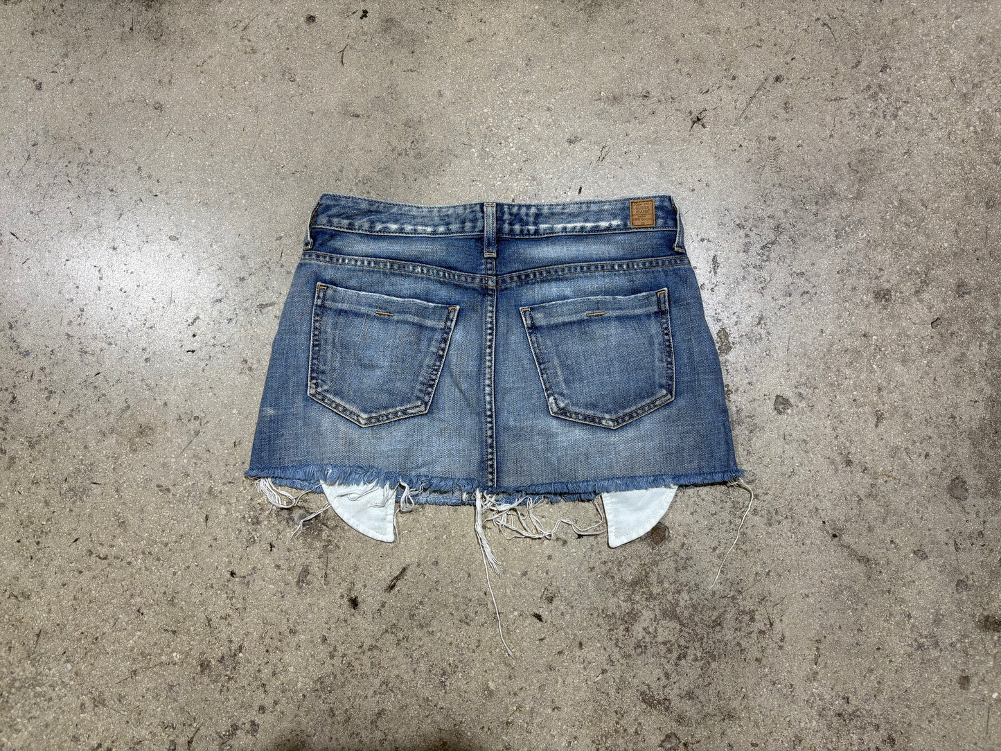 Womens Guess Jeans Mini Skirt - Light Wash Size 24