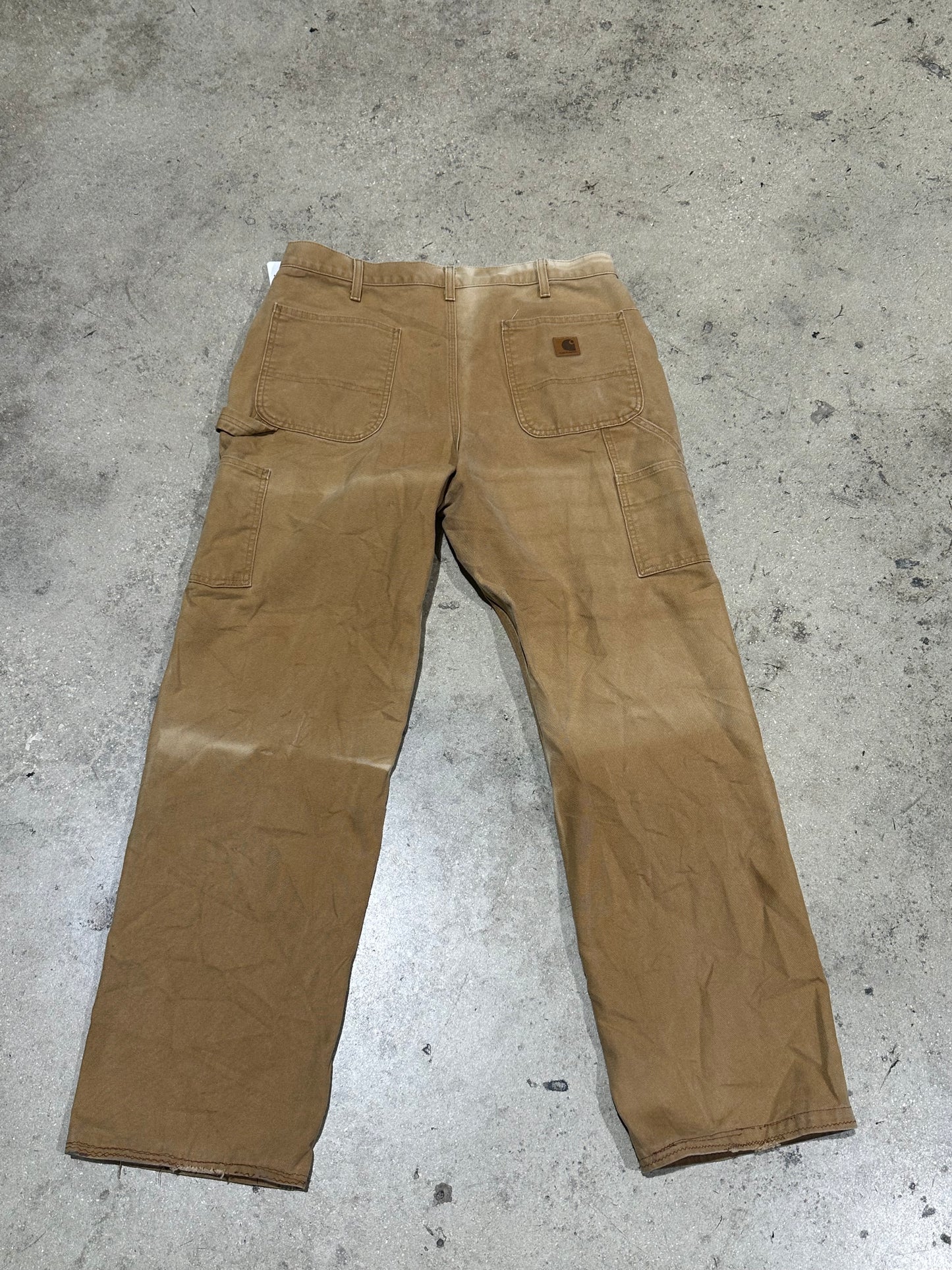 Carhartt Carpenter Denim Pants - Dark Khaki Size 36x32