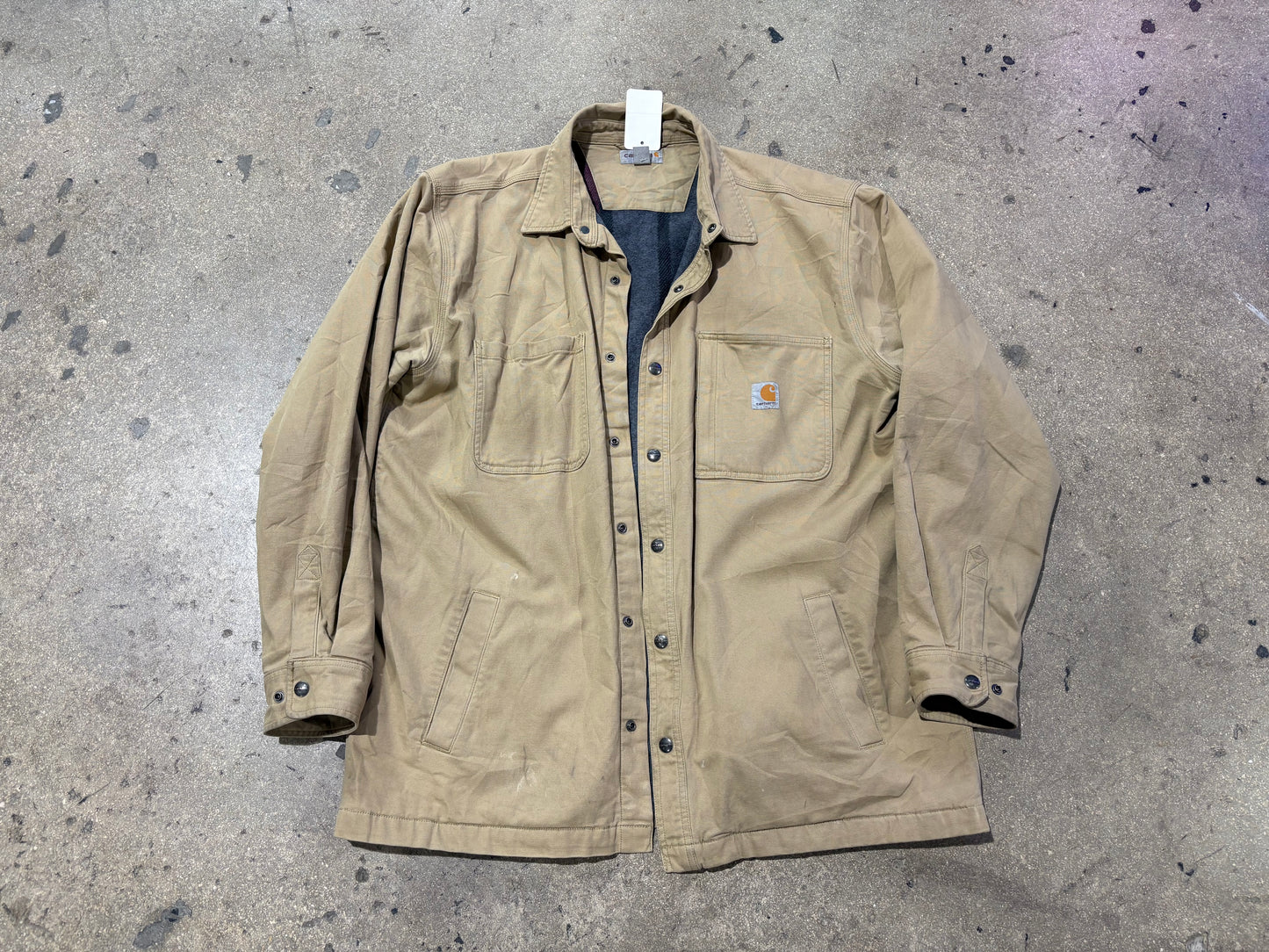 Carhartt Work Jacket - Khaki Size XL