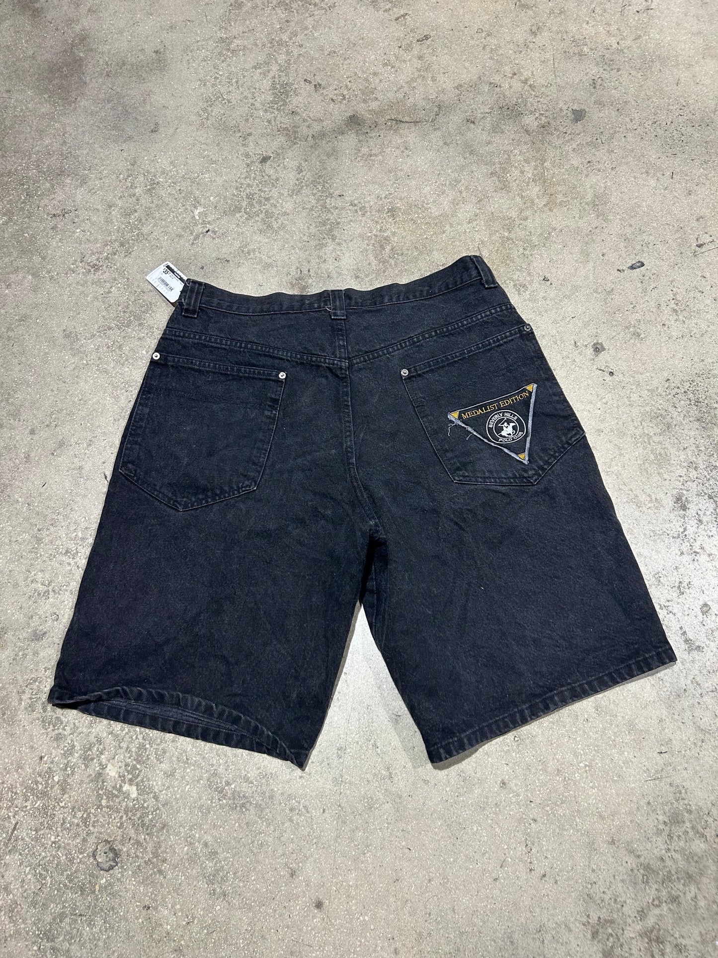 Polo Club Jorts - Black Size 38