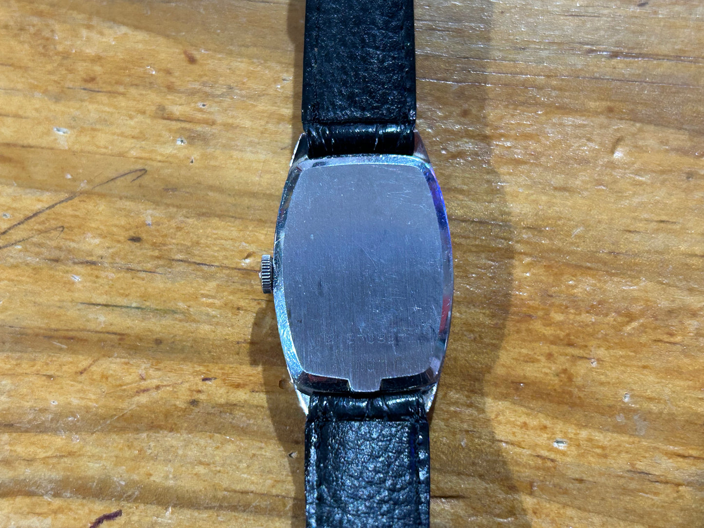 1960s Bulova Small Face Watch With Leather Strap