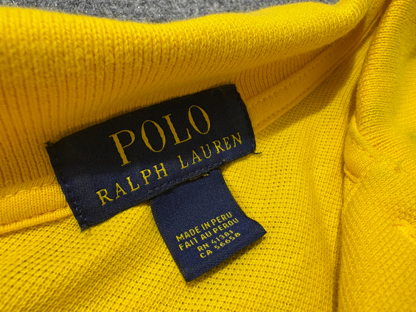Polo Ralph Lauren Big 3 Polo Shirt - Yellow Size Medium
