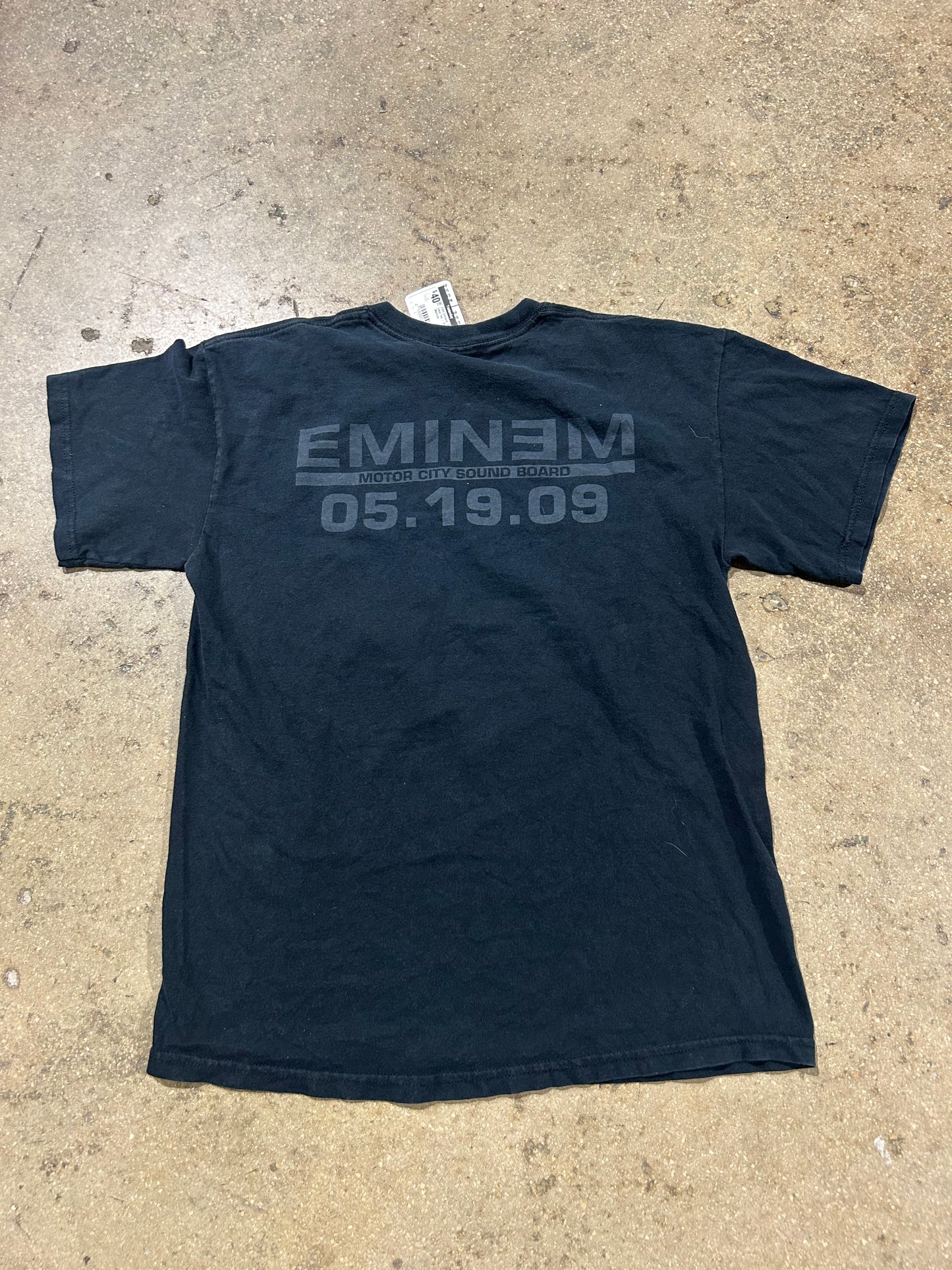 2009 Eminem Detroit City View Tee - Black Size Medium