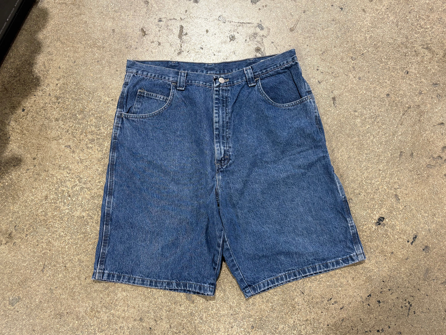 Wrangler Carpenter Denim Jean Shorts - Blue Size 38