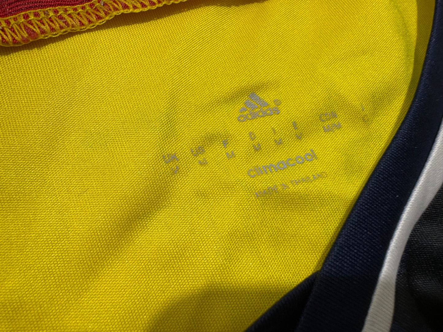 Adidas Columbia #23 Torres Jersey - Yellow Size Medium