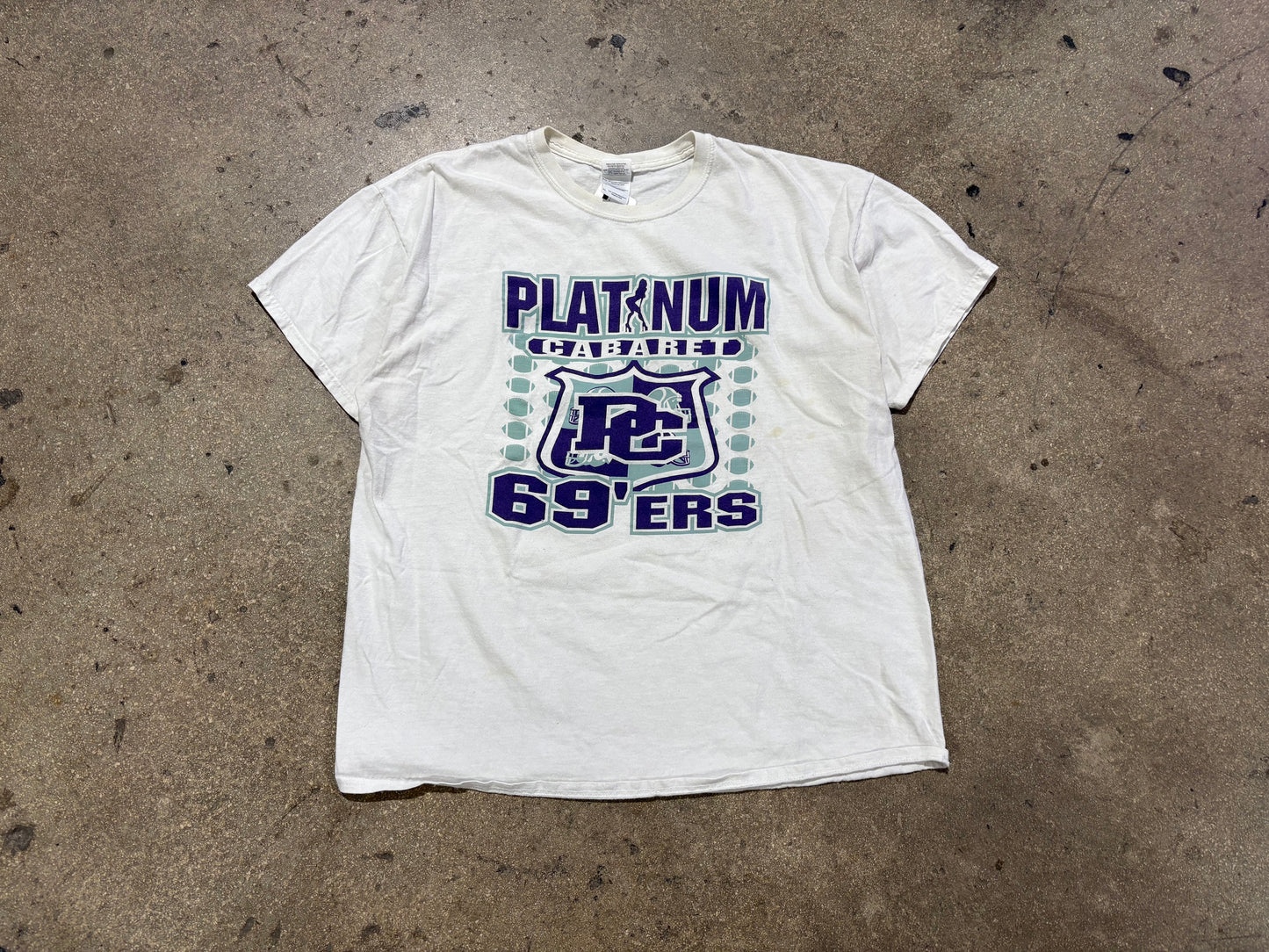 Platinum Cabaret 69'ers - White Size XL