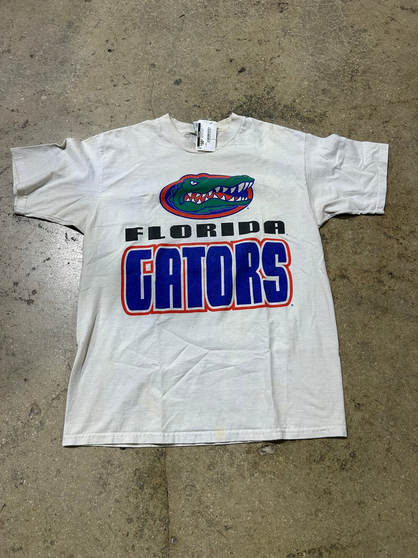 Florida Gators Logo Tee - White Size Large