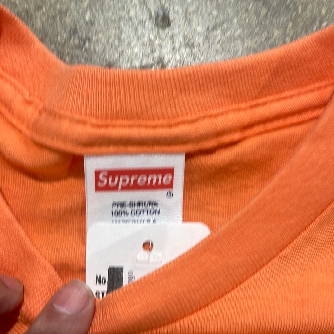 2011 Supreme Arabic Logo Tee - Orange Size XL