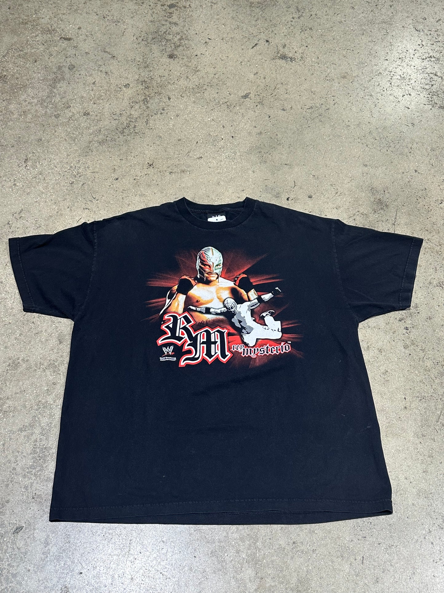 2002 WWE Rey Mysterio Tee - Black Size XXL