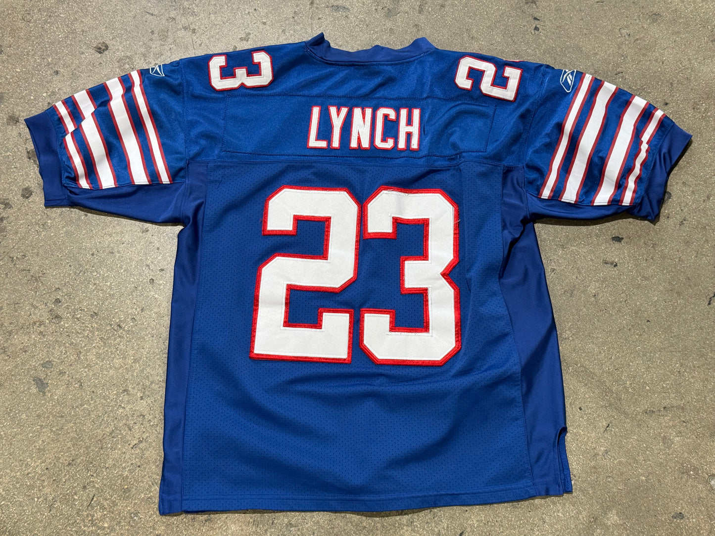 Reebok Buffalo Bills Lynch #23 Authentic Jersey Size 48/XL