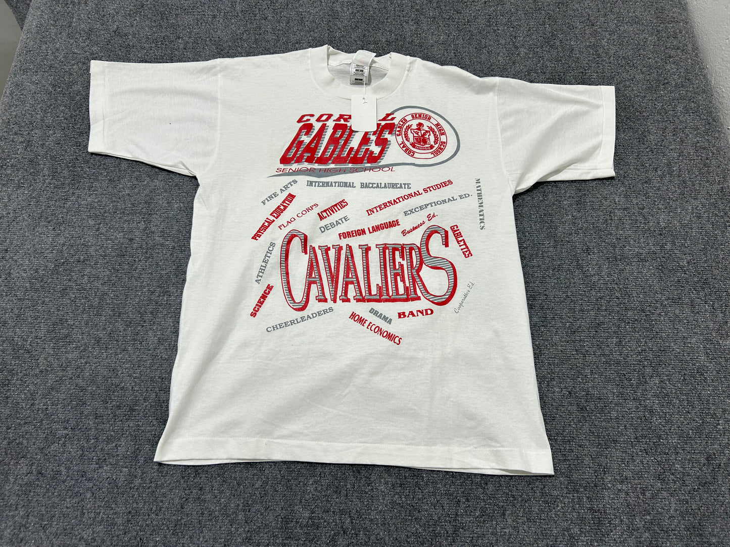 Coral Gables Magnet Tee - White Size Large