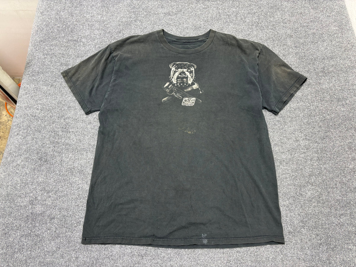 1996 Biker Bulldog Tee - Black Size XL