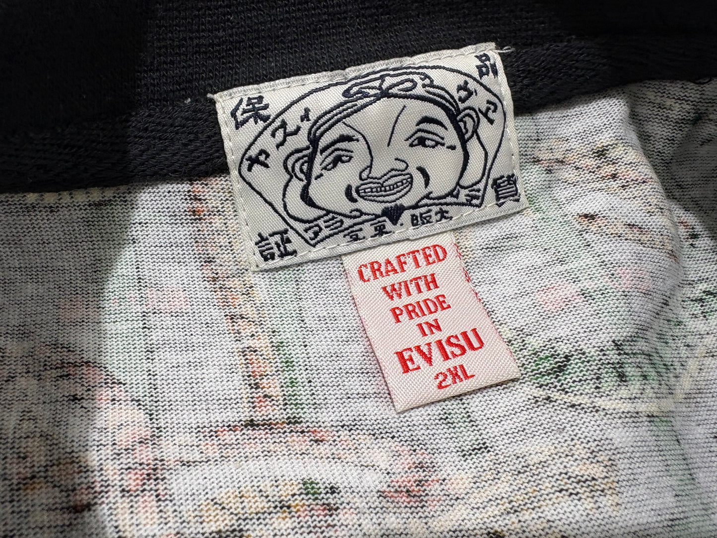 Evisu Snakes in the Grass AOP Tee - Black / Green Size XL