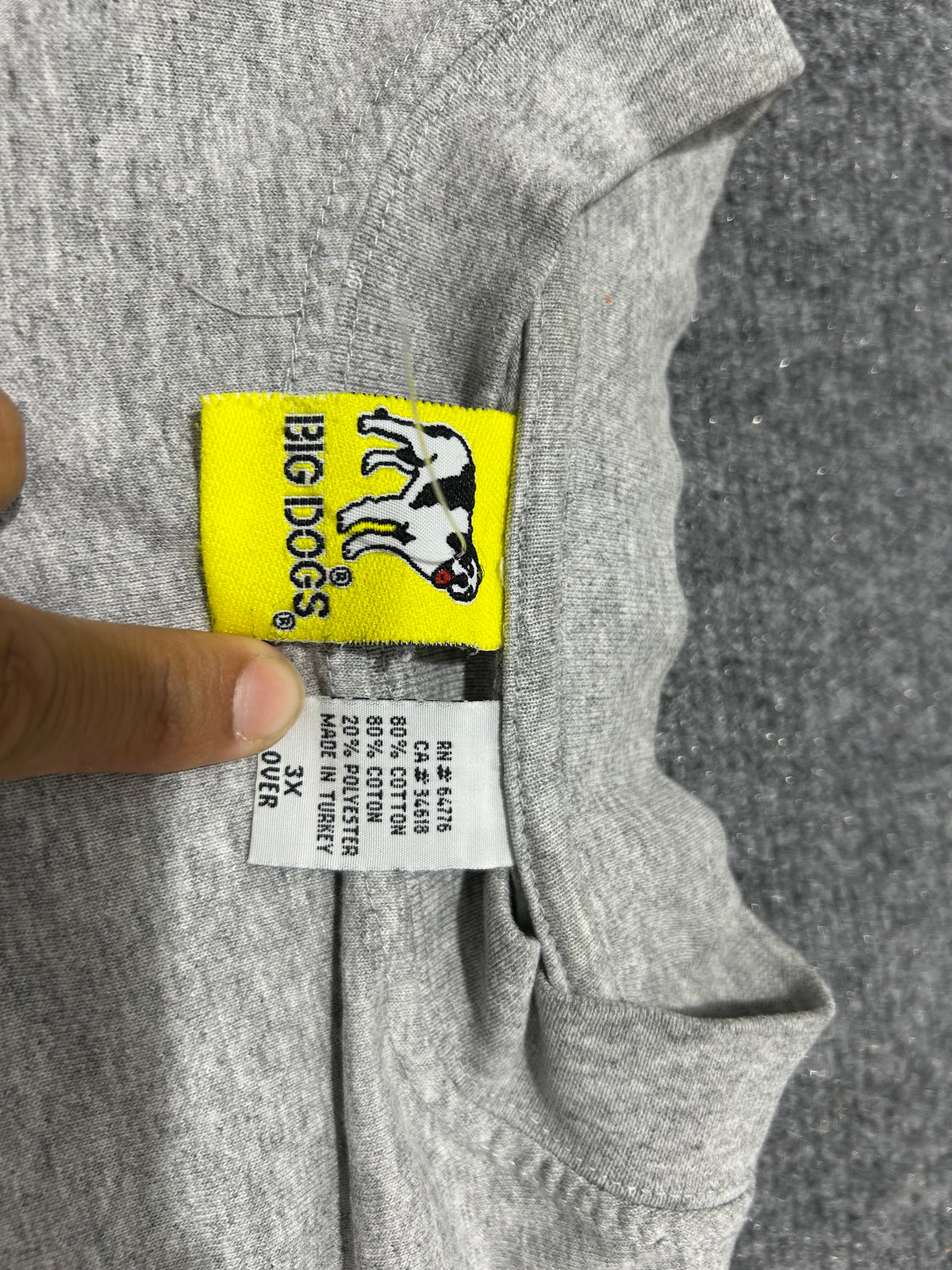 1998 Big Dogs Unleash The Power Football Long Sleeve Shirt - Gray Size XXXL