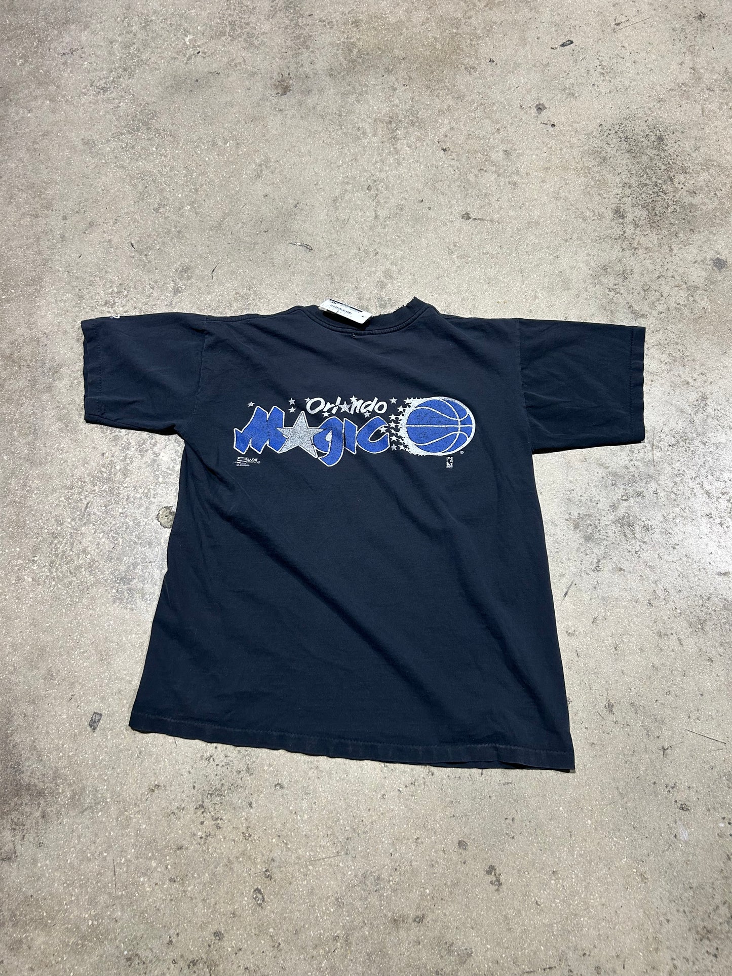 Distressed Salem Orlando Magic Tee - Black Size M