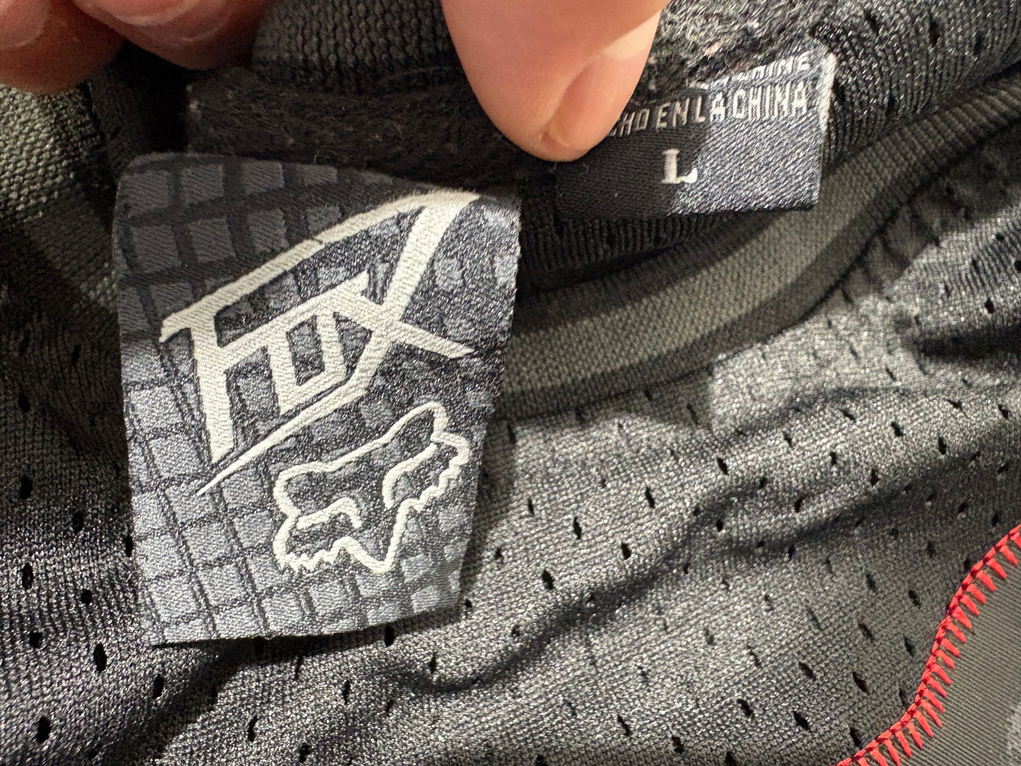 Fox Racing Motocross Basketball Jersey - Black Size Large