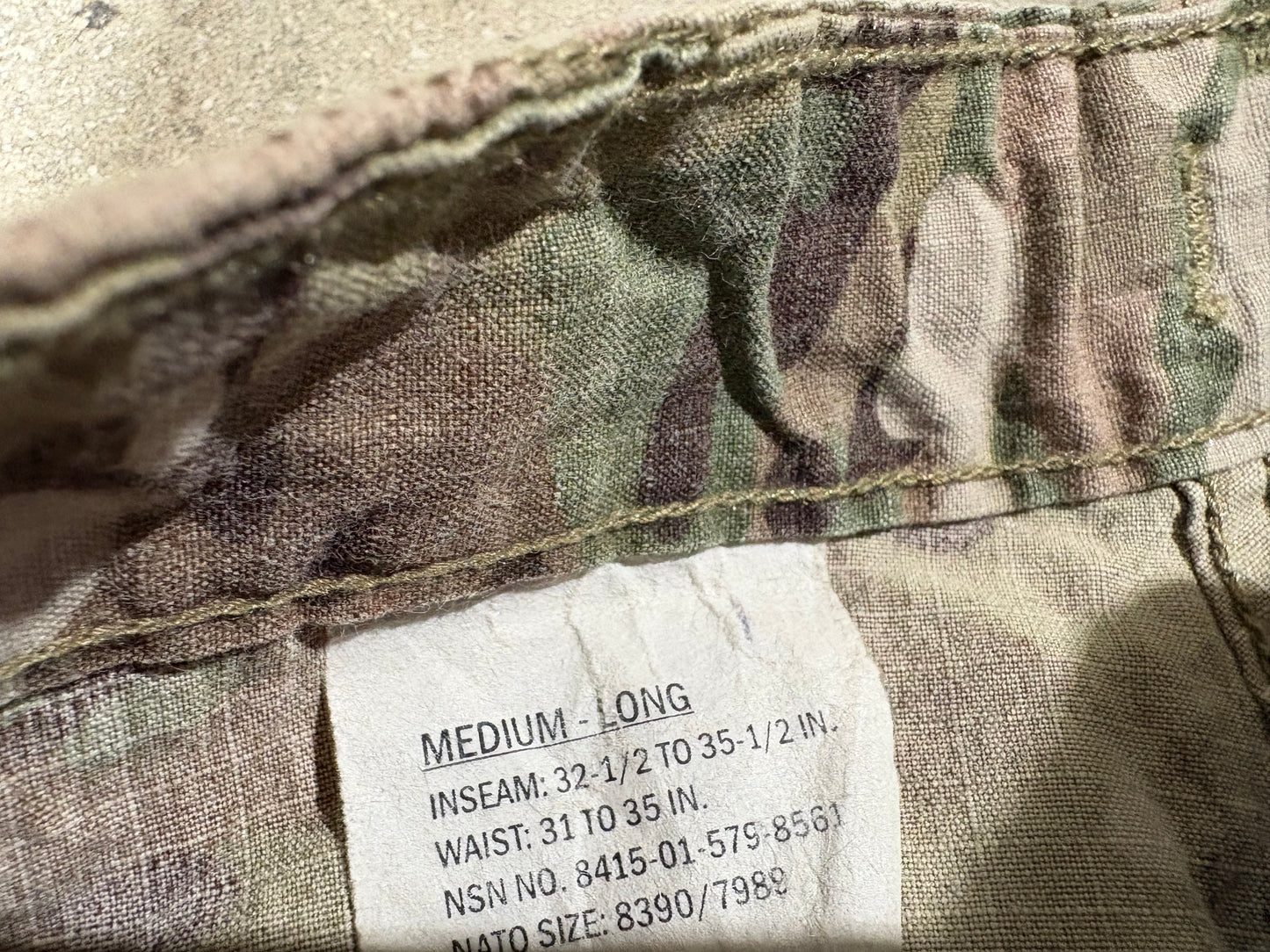 Army Pants - Green/Brown Size Medium
